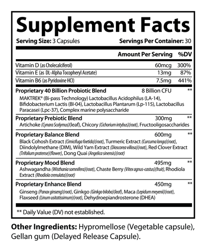 Premium Menopause Support w/Wild Yam Extract